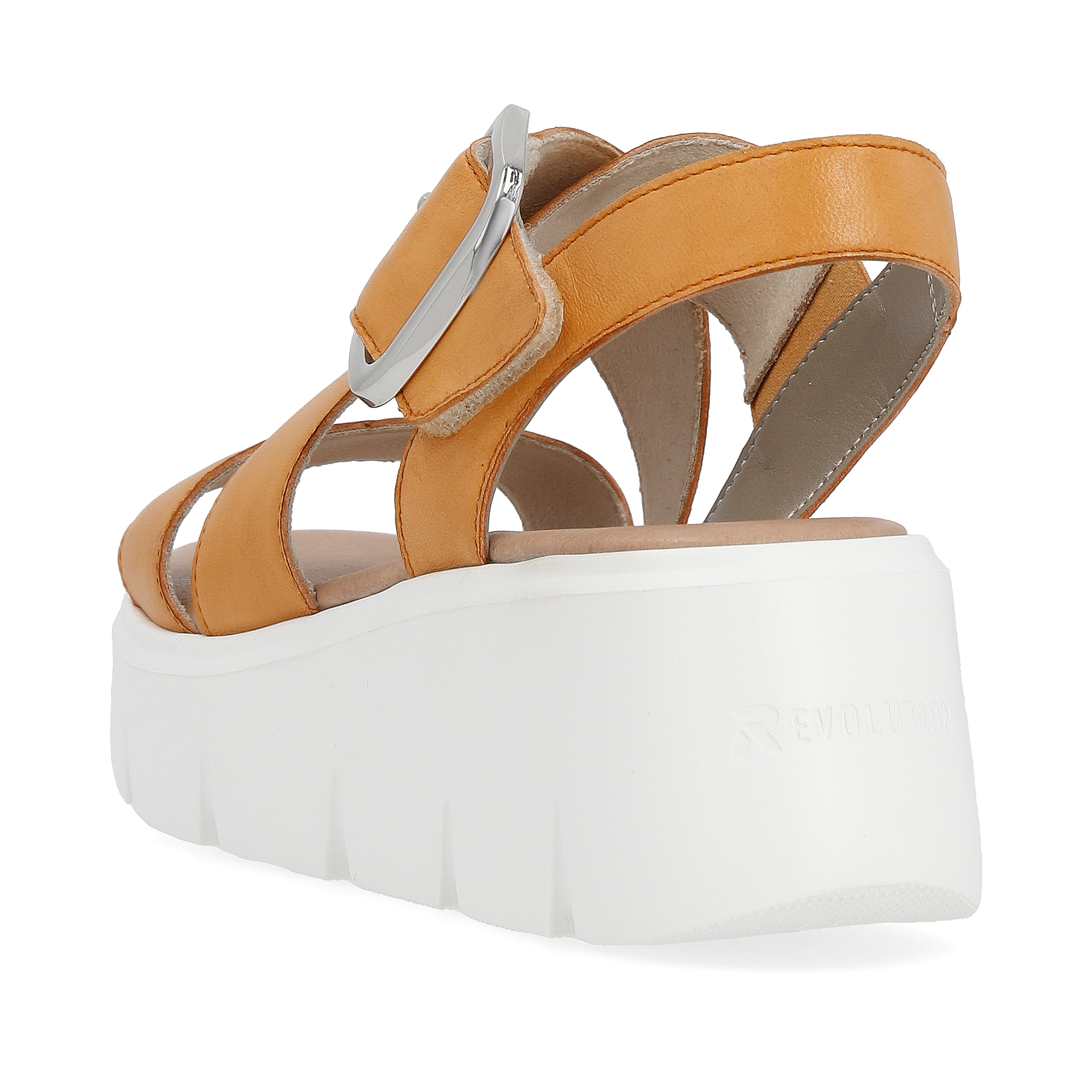 Rieker Damen Keilsandaletten saffron