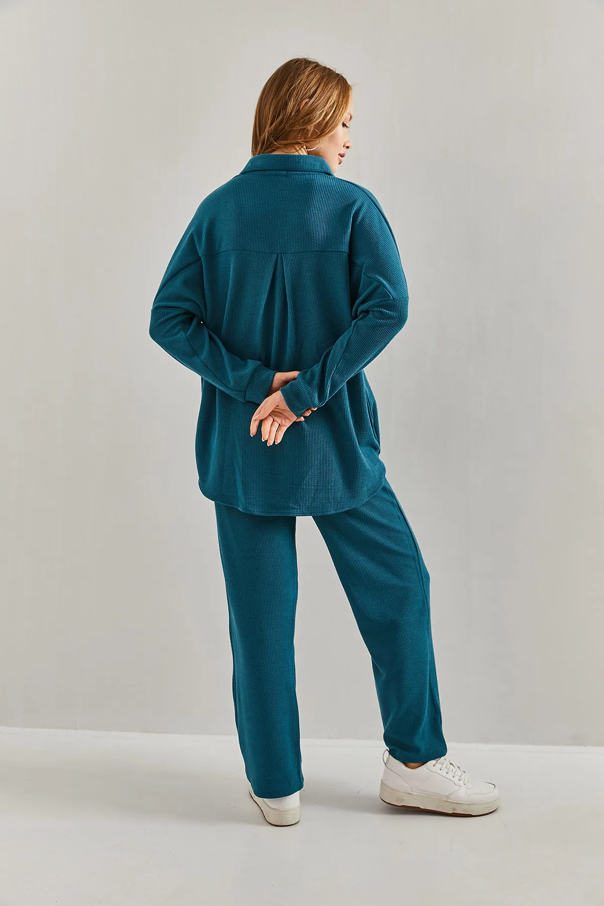 Bianco Lucci  Damen-Ottomane-Unterteil-Oberteil-Set aus Stoff