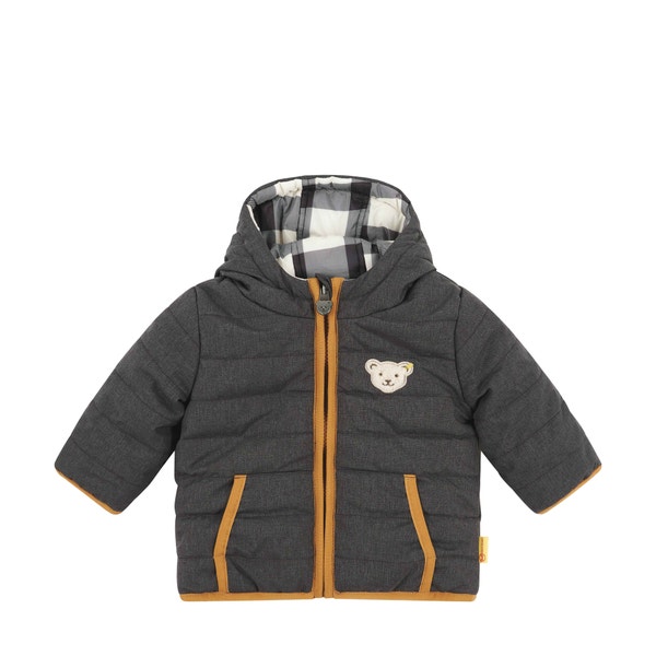 Wendejacke, dunkelgrau für Jungs