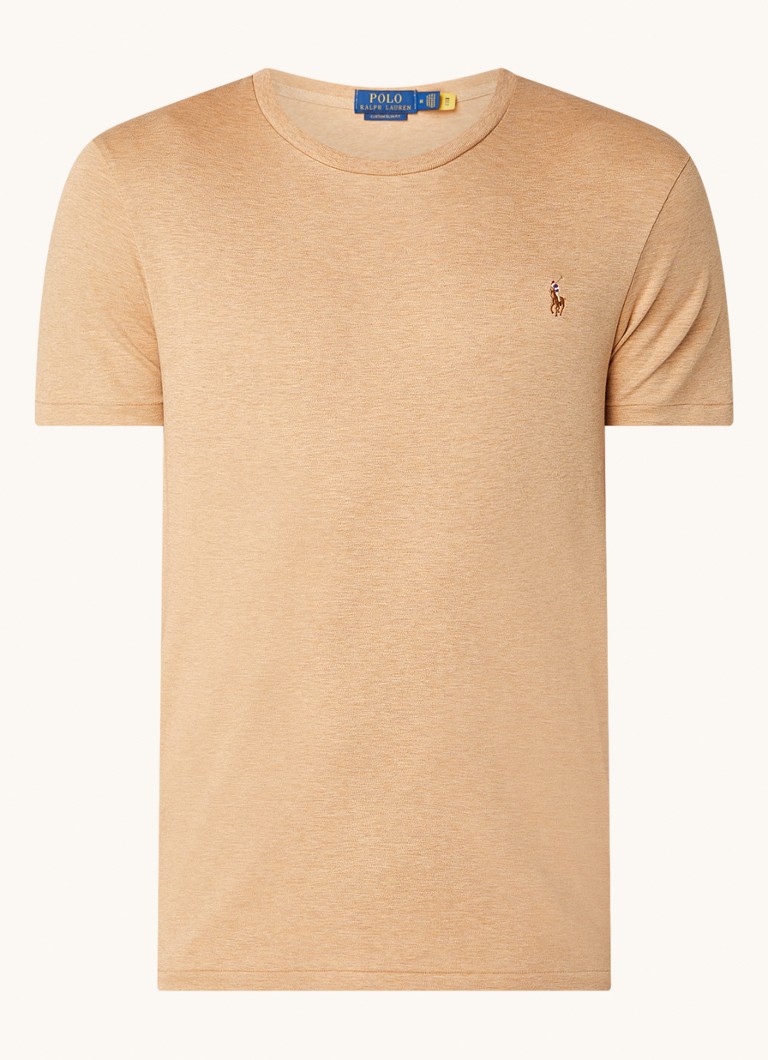 Tricou Ralph Lauren făcut la comandă, croială mulată, decolteu rotund.