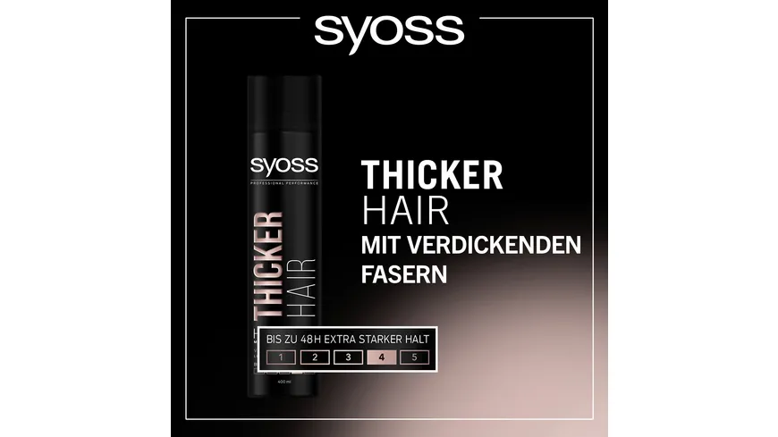 syoss Thicker Hair Haarspray 400 ml