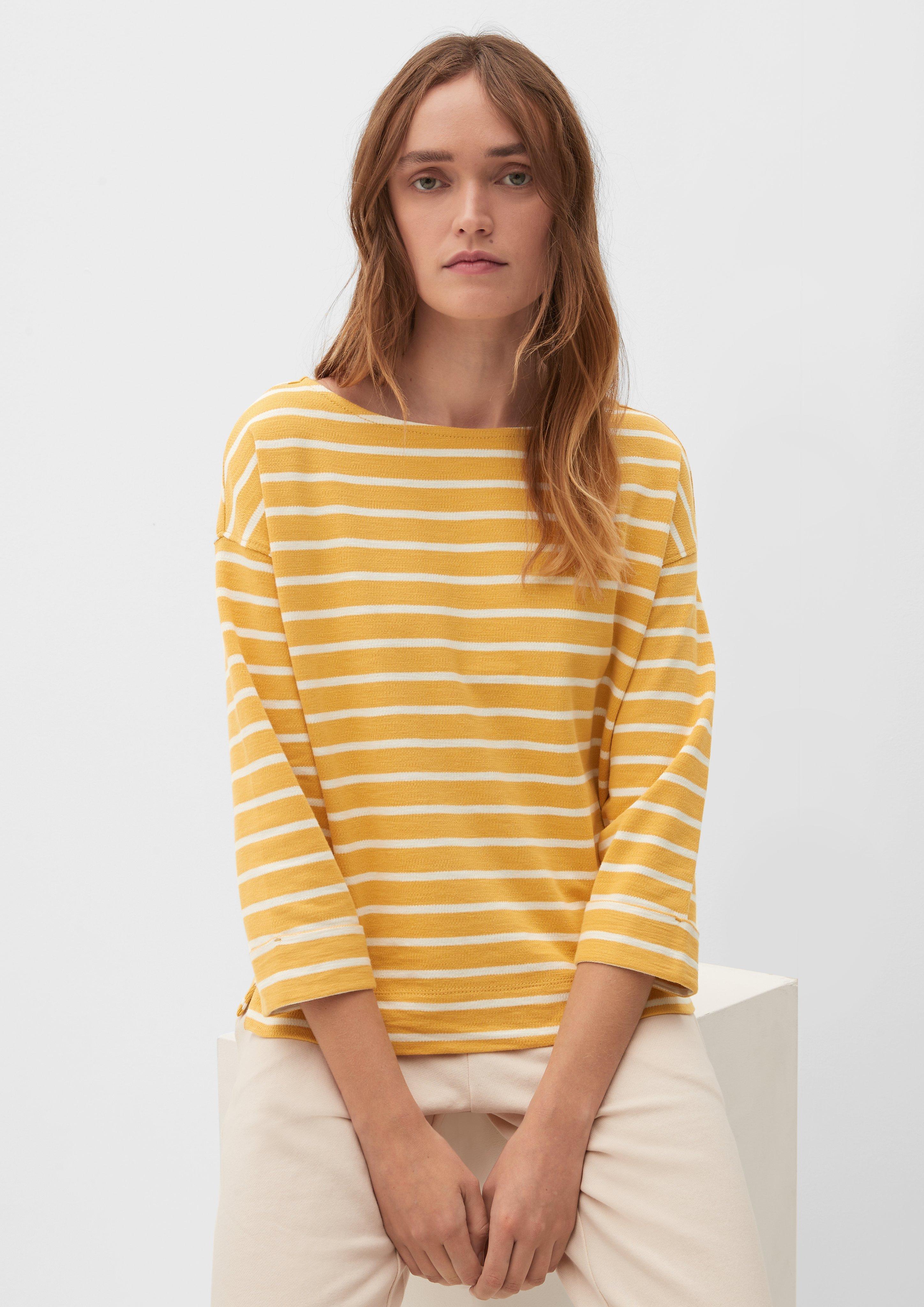 Streifenshirt mit Webstruktur  2121513-16H2