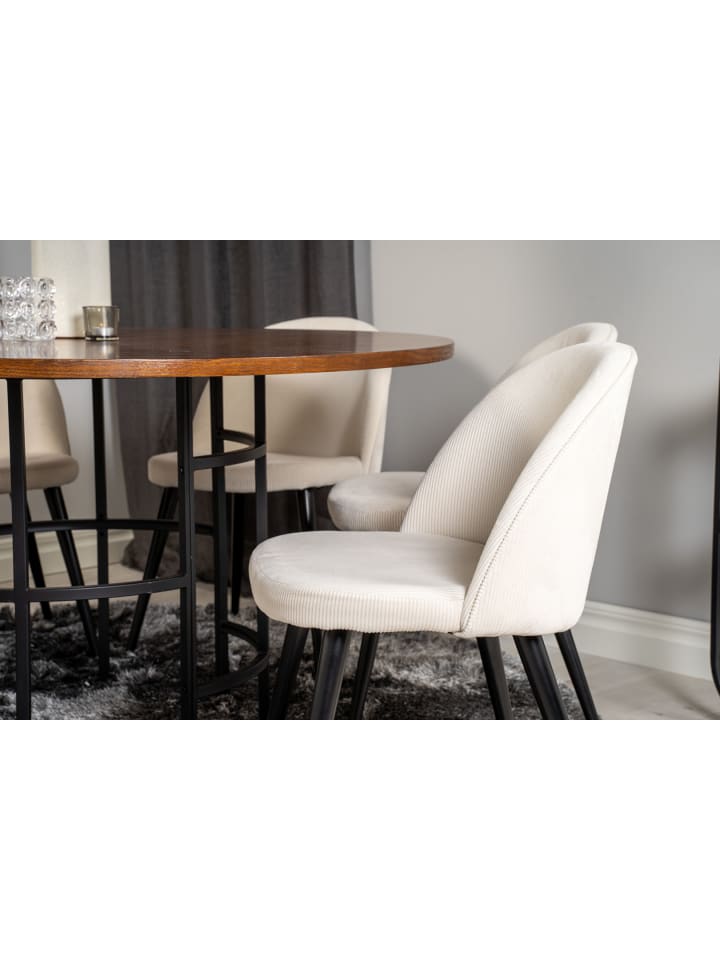 ebuy24 Essgruppe Copenhagen (7-teilig) Beige 140 x 140 cm günstig kaufen onesize