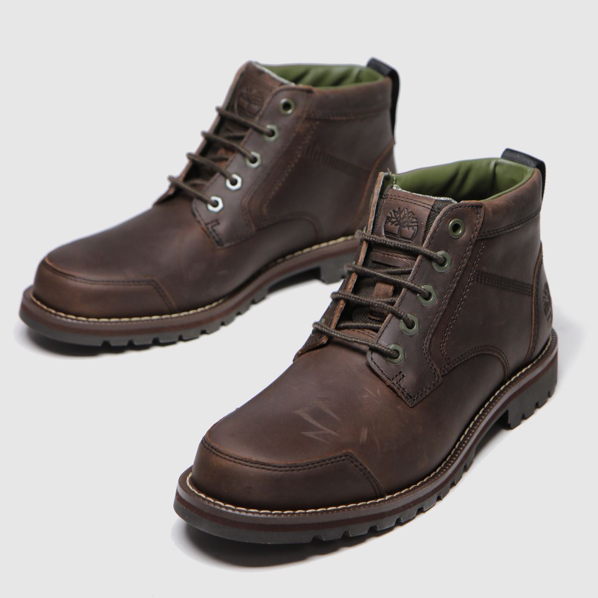 Timberland – Larchmont II – Bruna chukka-stövlar med 5 ögor