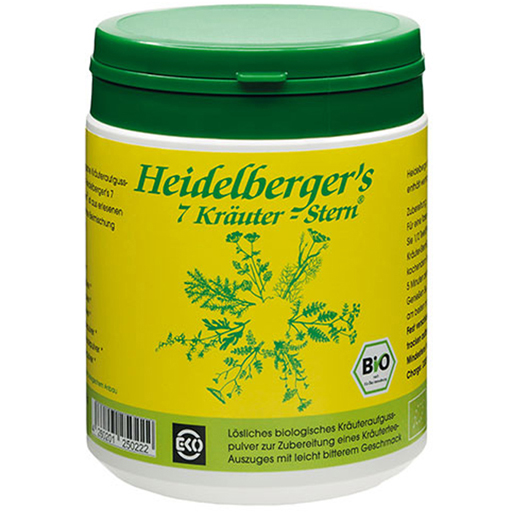 HEIDELBERGERS 7 Kräuter Stern Bio-Qualität Pulver  250 g  Pulver