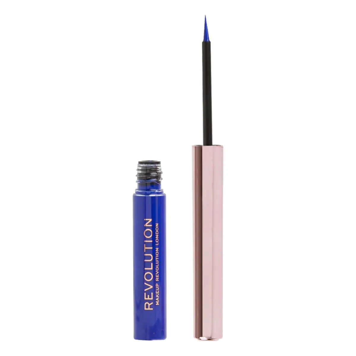 MAKEUP REVOLUTION Super Flick flydende eyeliner blå 2,4 ml
