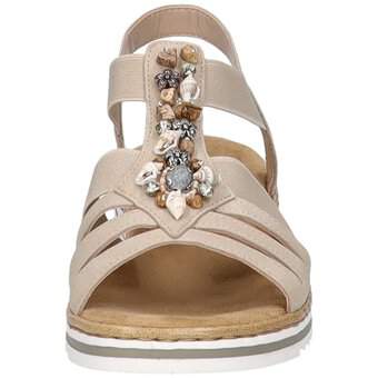 Rieker Keilsandale in beige