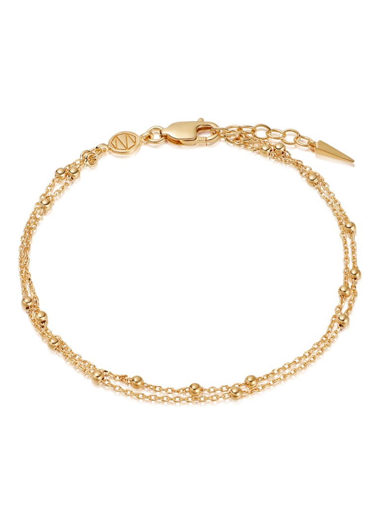 Missoma Double Chain link bracelet gold-plated