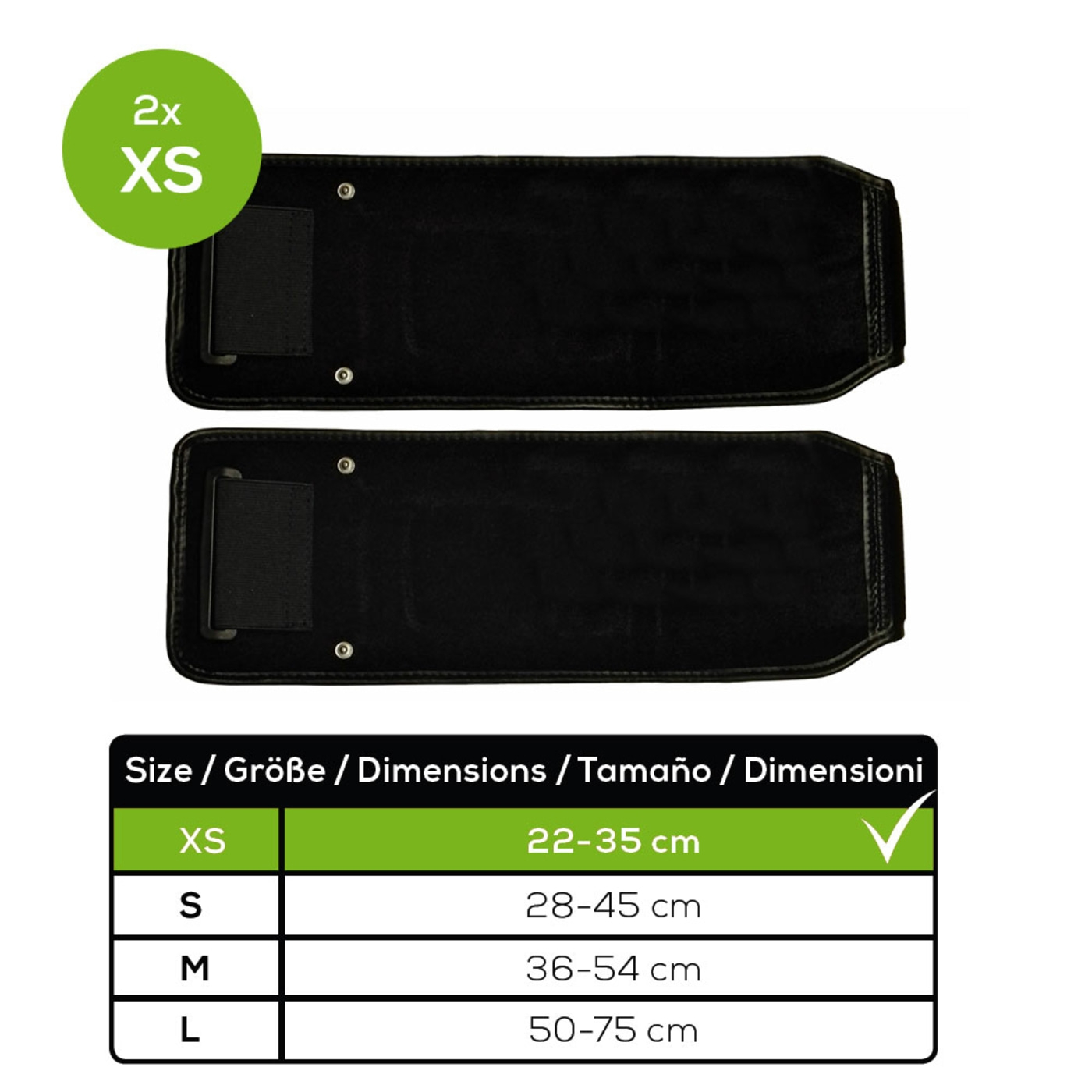 Manschetten Größe XS für EM 95-Manschette für EMS-Muskelstimulationsgerät EM 95