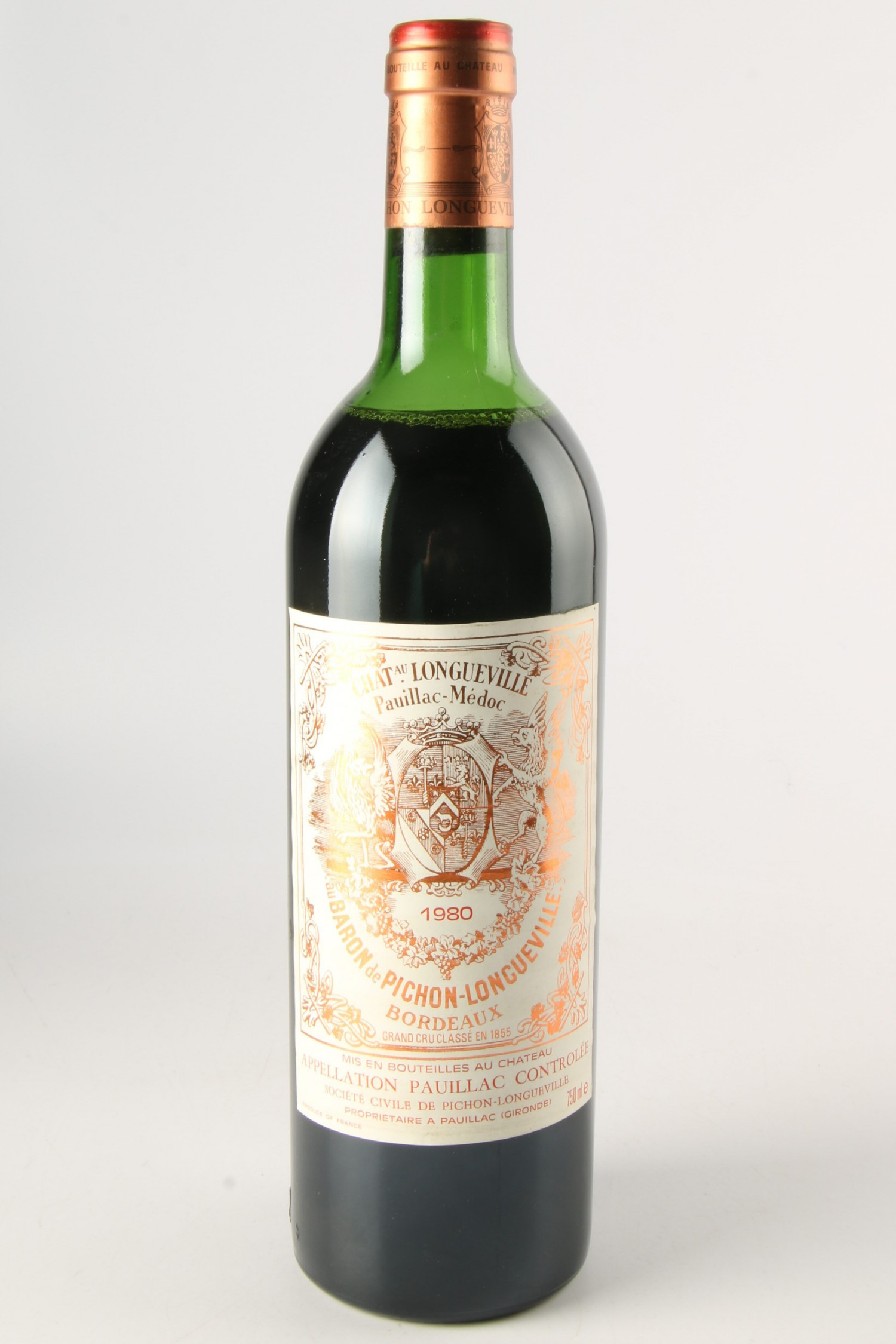 Château Pichon Longueville Baron 1980, Pauillac