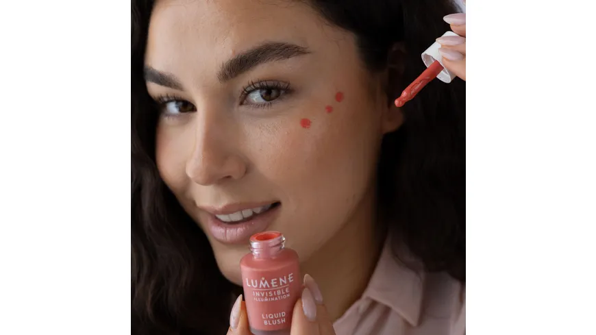 Lumene Invisible Illumination Liquid Blush 15 ml Bright Bloom