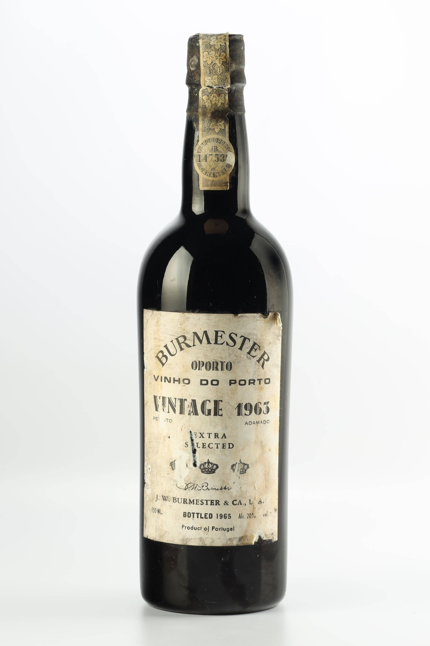 Burmester Vintage Port 'Extra Selected' 1963, Porto