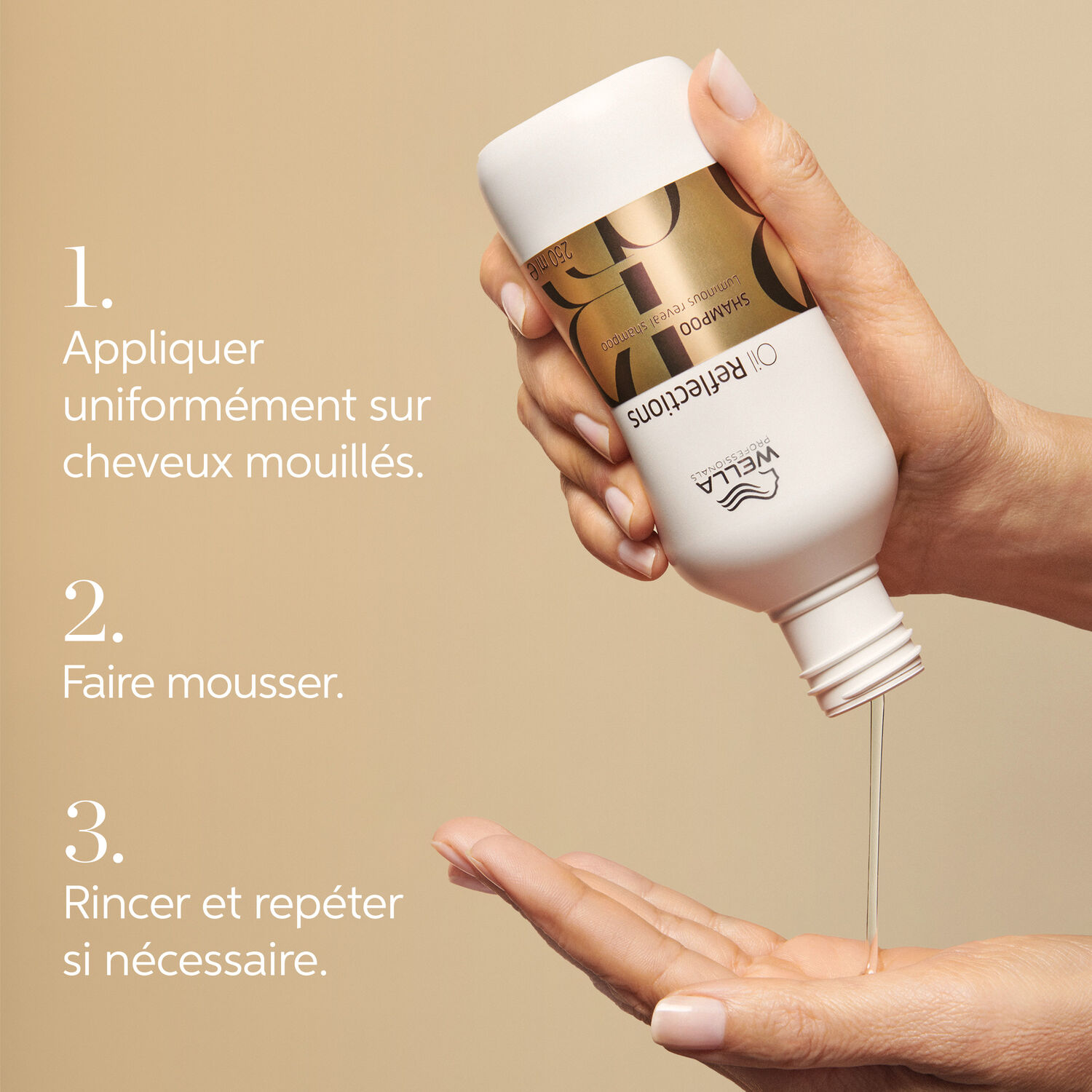 Wella Oil Reflections Shampooing Léger Hydratant
