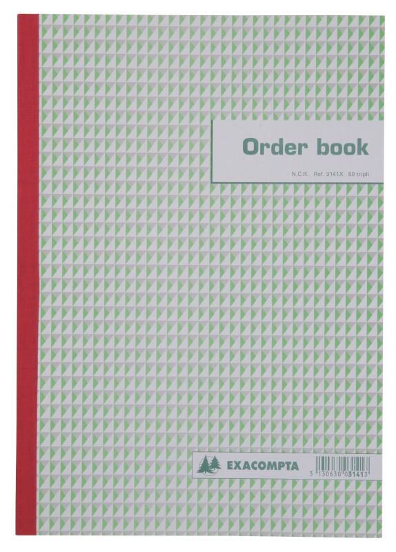 Exacompta Auftragsbuch 3749265 DIN A4 Liniert 21 x 1 x 29,7 cm Mehrfarbig 25 Blatt