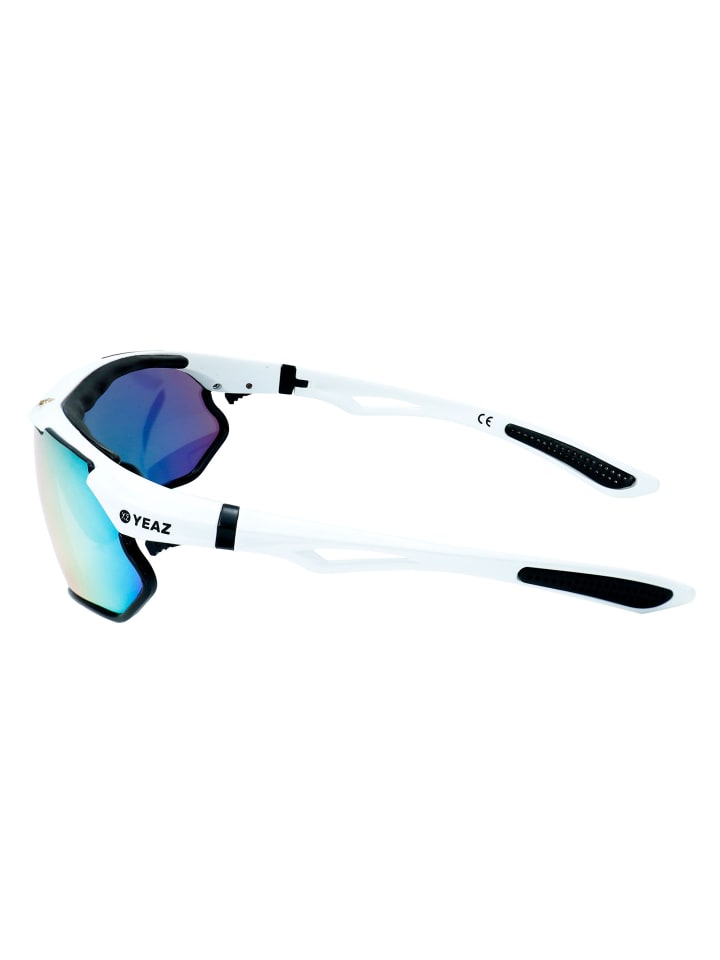YEAZ SUNRAY Sport-Sonnenbrille weiß/schwarz/rot in weiß günstig kaufen onesize