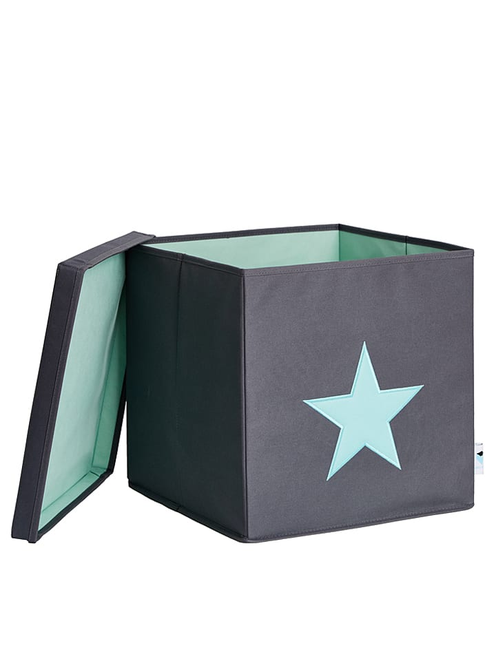 STORE IT Ordnungsbox in Grau/ Türkis  - (B)33 x (H)33 x (T)33 cm günstig kaufen onesize