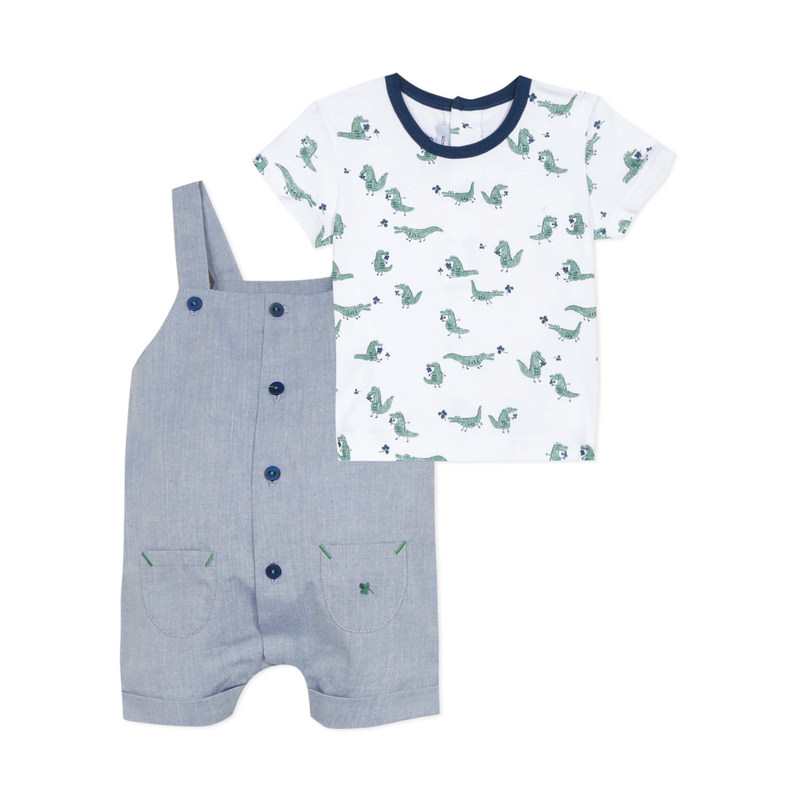 Ensemble bébé garçon en coton bio Absorba