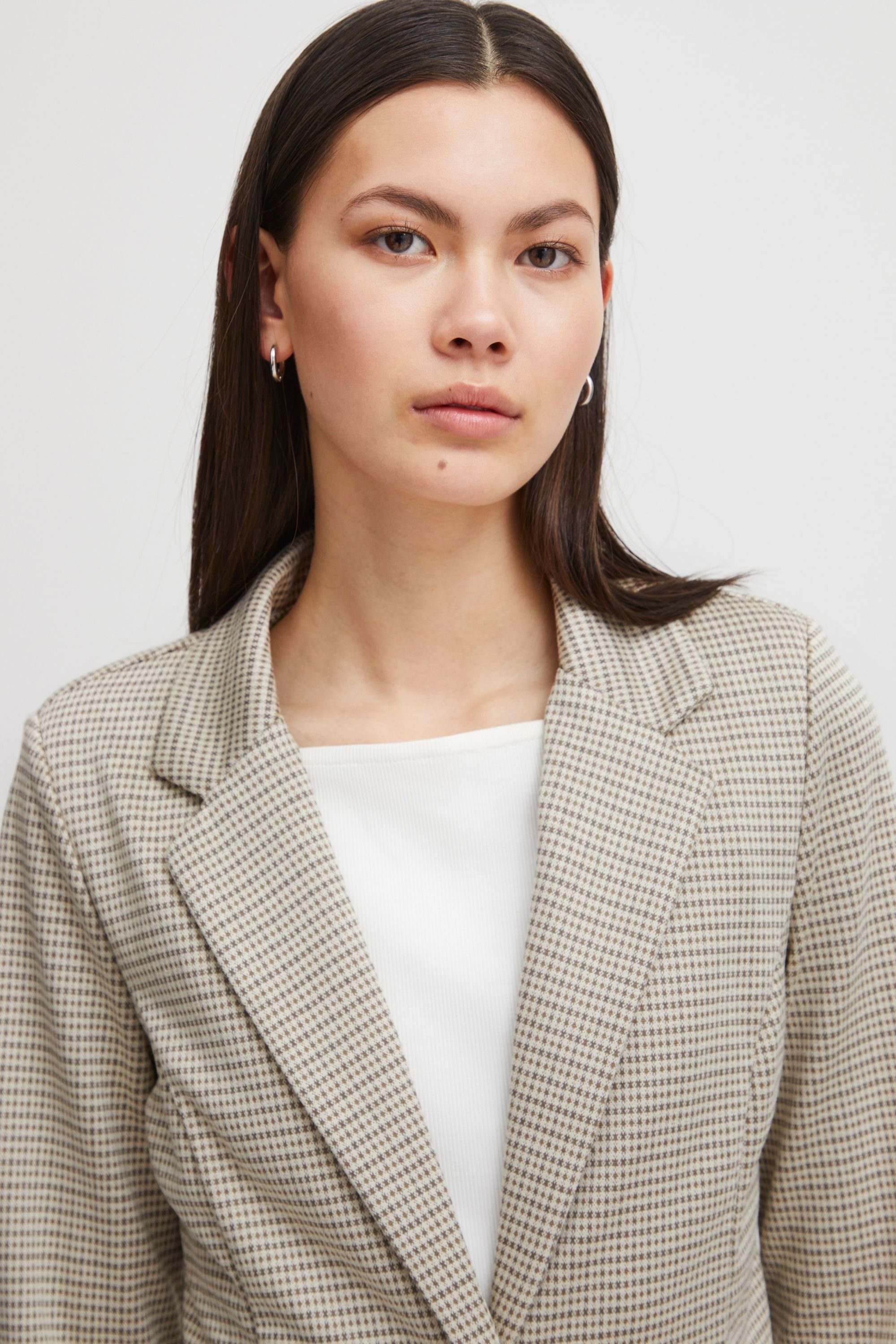 Ichi Jackenblazer IHKATE CAMELEON BL - 20115716 Kurzblazer mit Muster