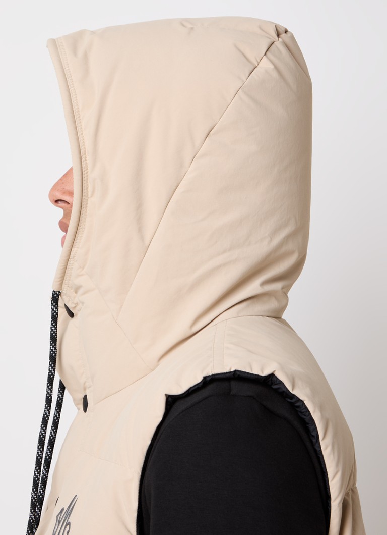 Moncler Quilted bodywarmer with down filling and hood