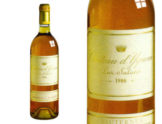 Chateau D'Yquem 1986 Bordeaux Sauternes