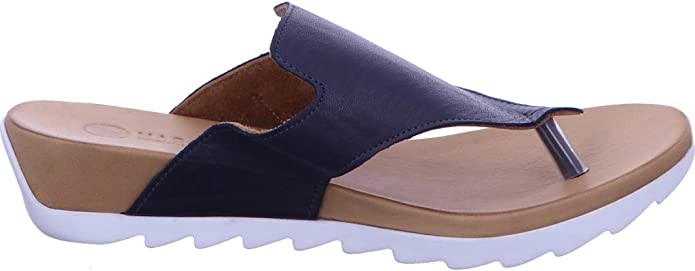 WOLKY Komfort Sandalen blau Roll Slipper