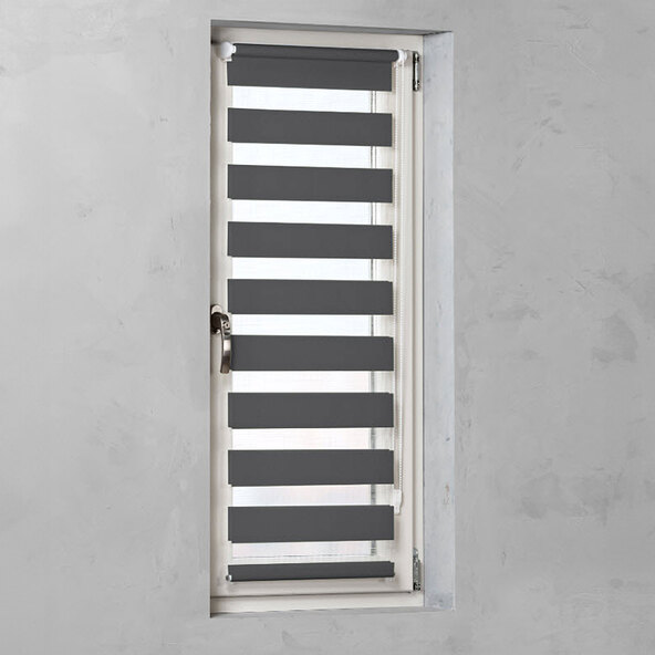 Duo Rollo, grau, 100x150cm