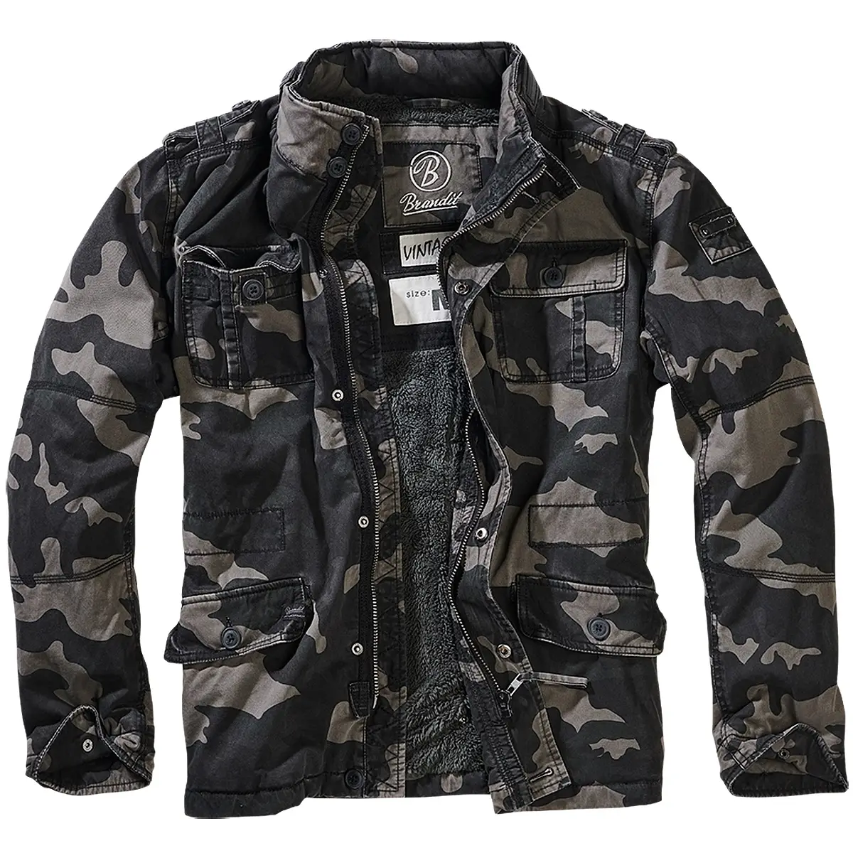 Brandit Britannia Winterjacke darkcamo