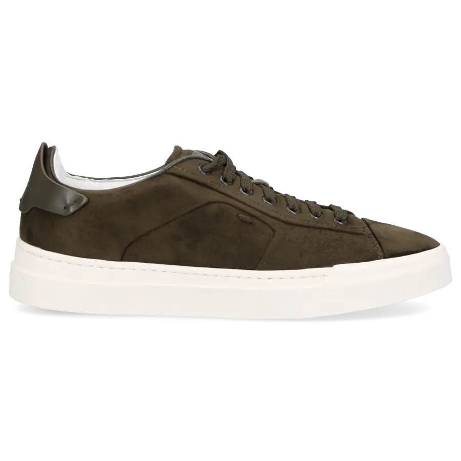 Santoni - Sneaker low 21910 Veloursleder - grün
