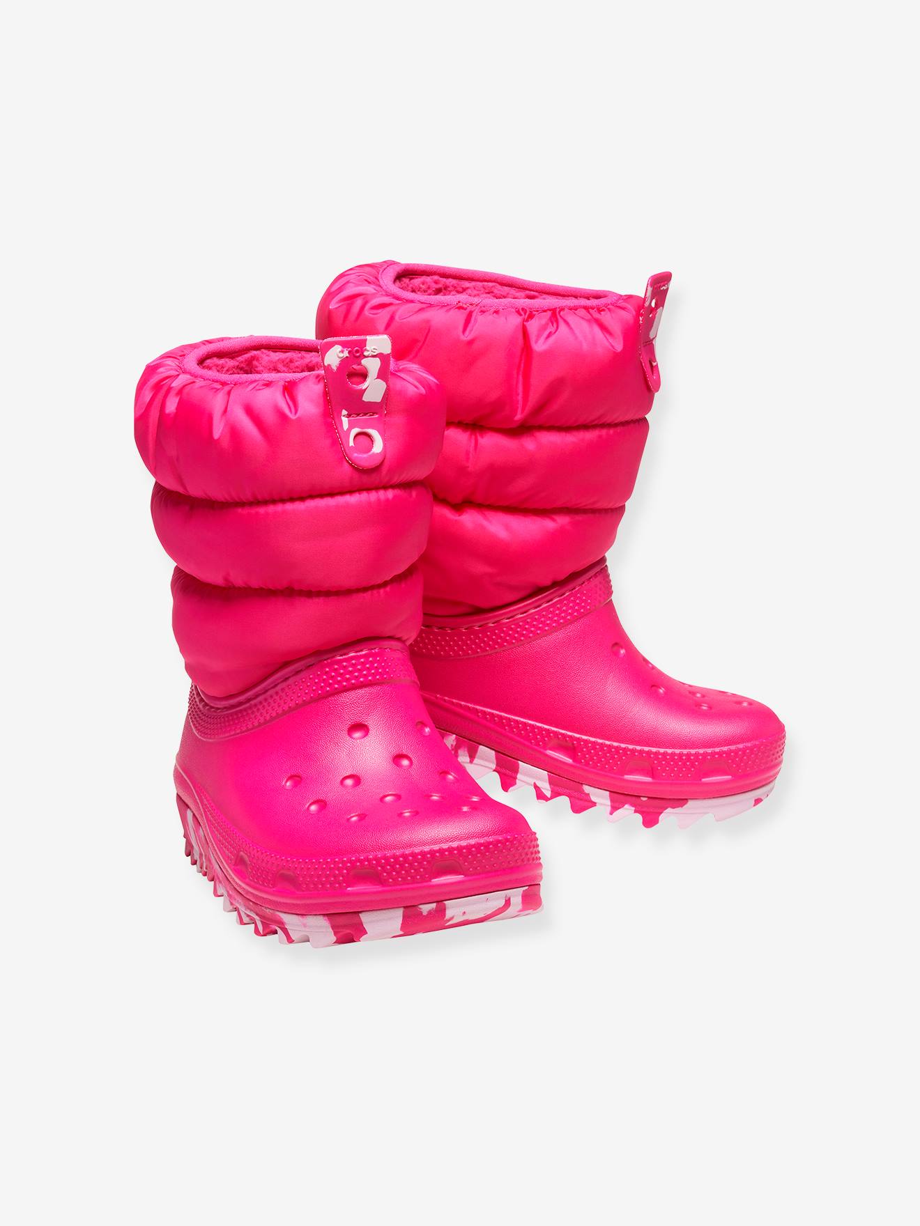 Crocs Baby Stiefel CLASSIC NEO PUFF BOOT T CROCS - nachtblau