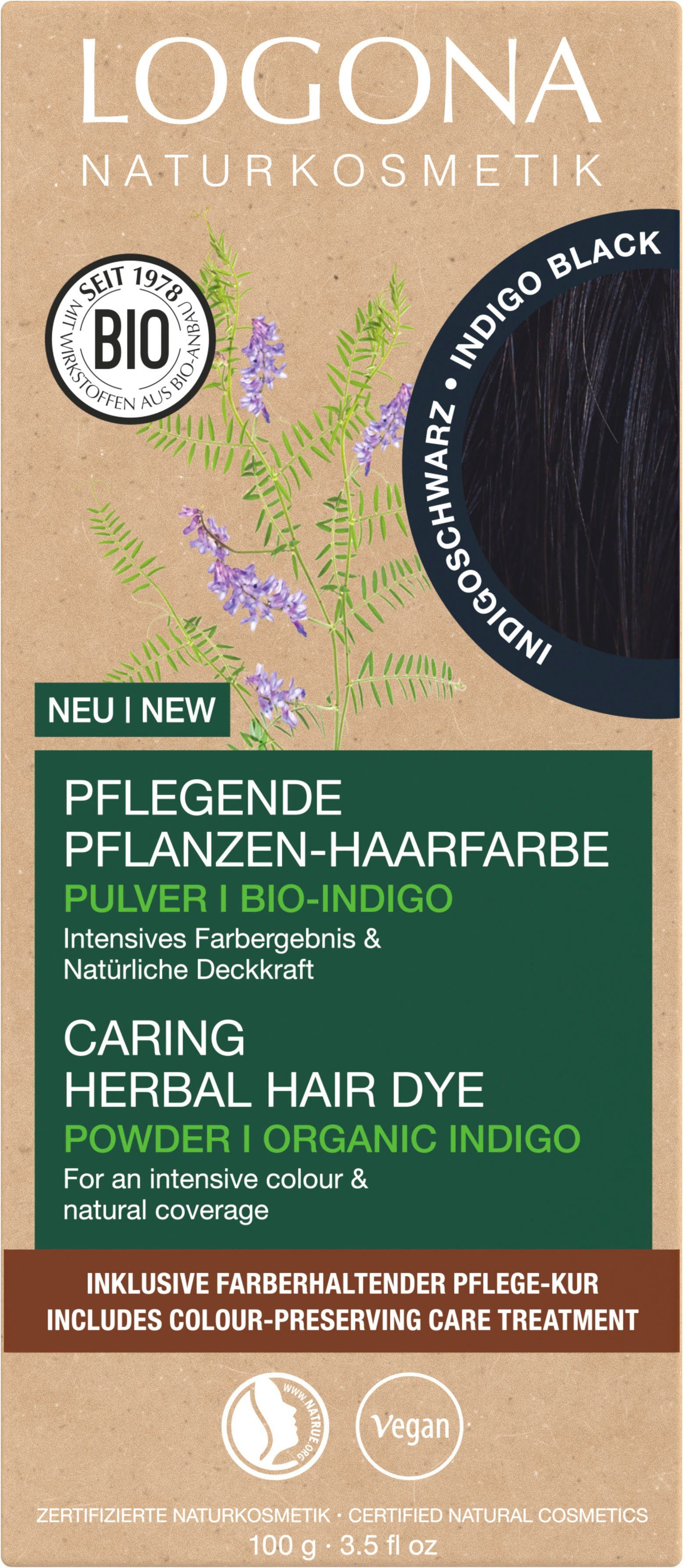 LOGONA Haarfarbe Pflanzen-Haarfarbe Pulver