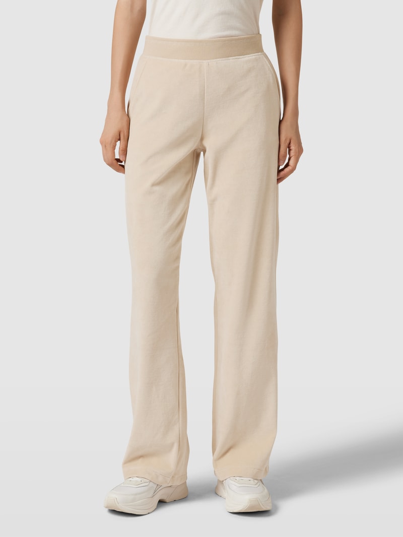 Flared Cut Hose mit elastischem Bund in sand
