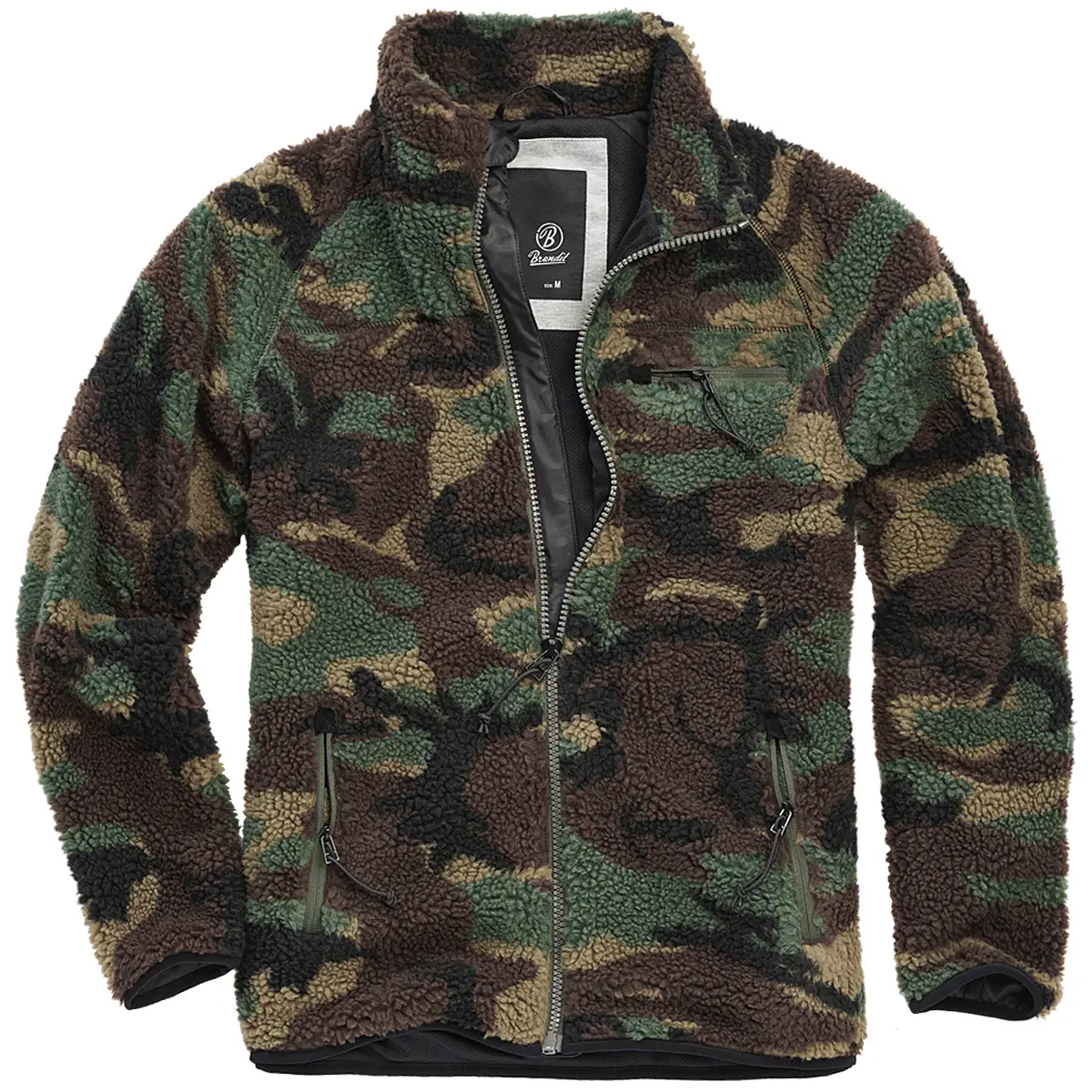 Teddyfleece Jacke woodland