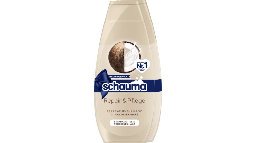 SCHAUMA Shampoo Repair & Pflege 2x400ml 800 ml