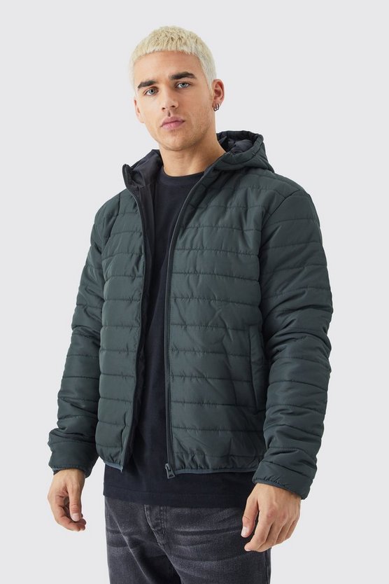 Steppjacke mit Kapuze