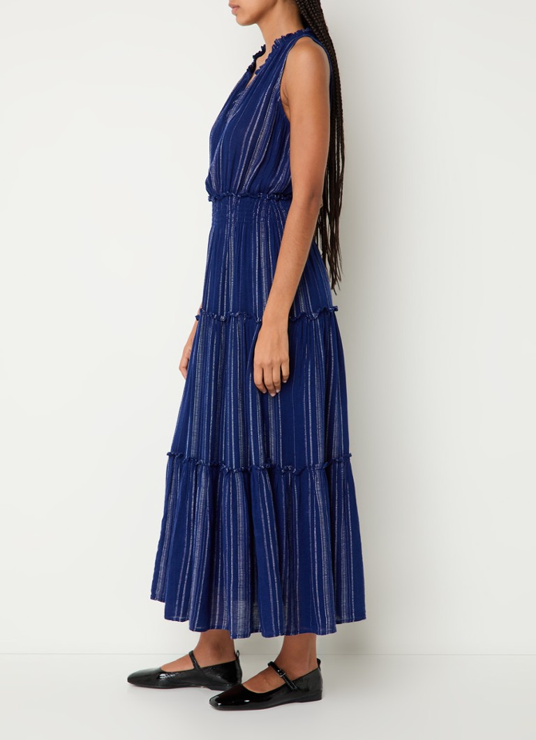 Rails Loulou Maxikleid aus Leinenmischung mit Streifenmuster
