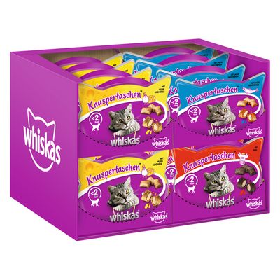 96 x 85 g Whiskas Nassfutter + 16 x 60 g Snack-Mix zum Sonderpreis!