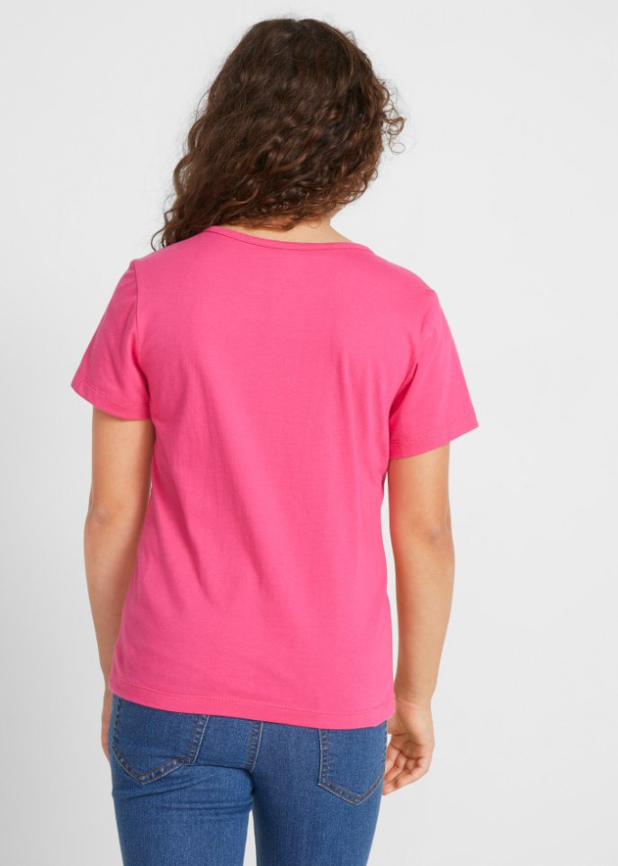Mädchen T-Shirt (2er Pack) aus Bio-Baumwolle