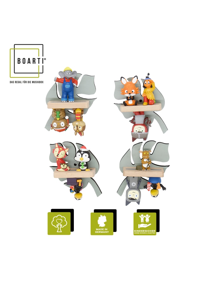 BOARTI Regal Natur Blätter Kinder Toniebox Tonies Figuren in Grün günstig kaufen onesize