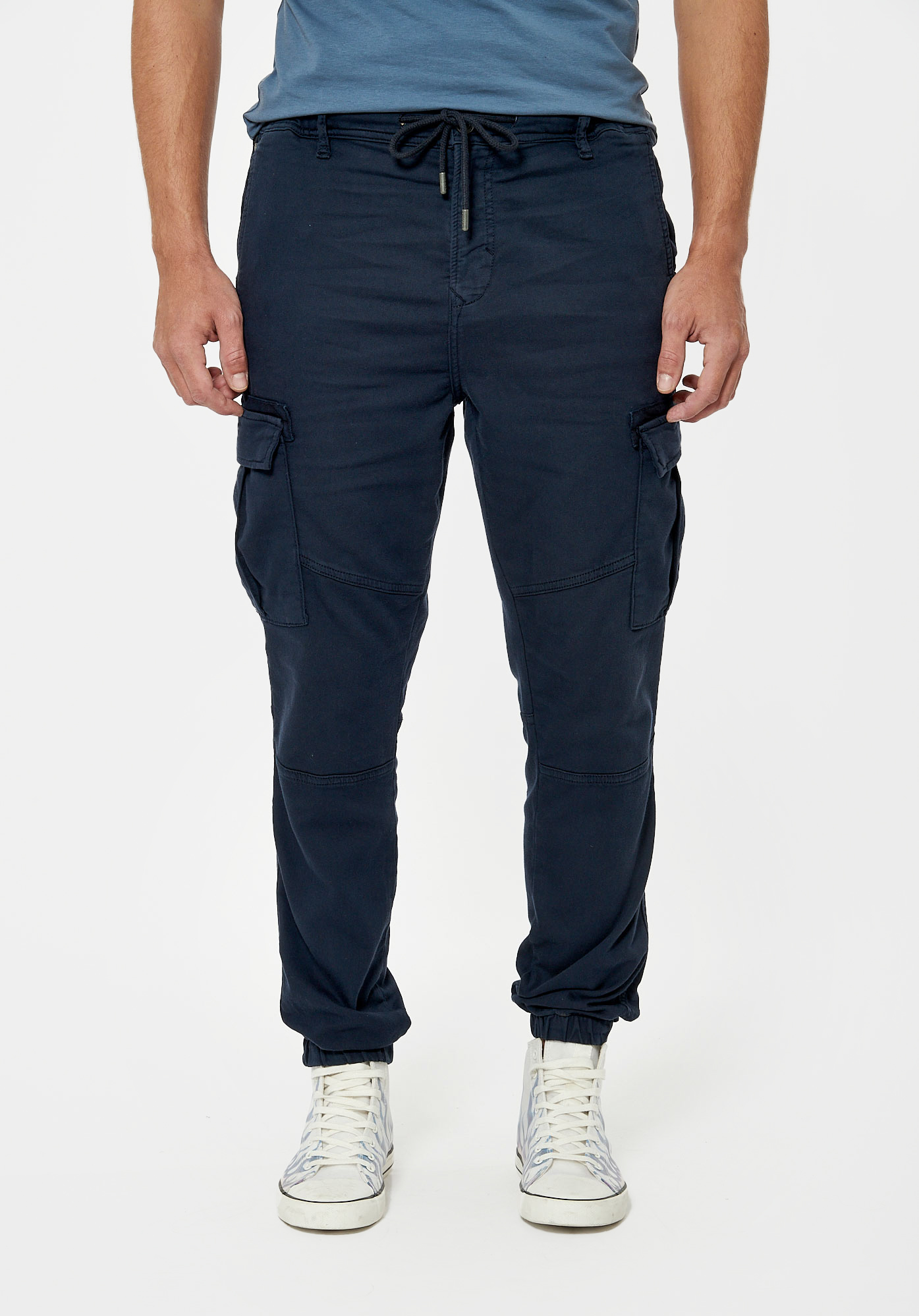 ALKI   Pantalon cargo bleu Homme