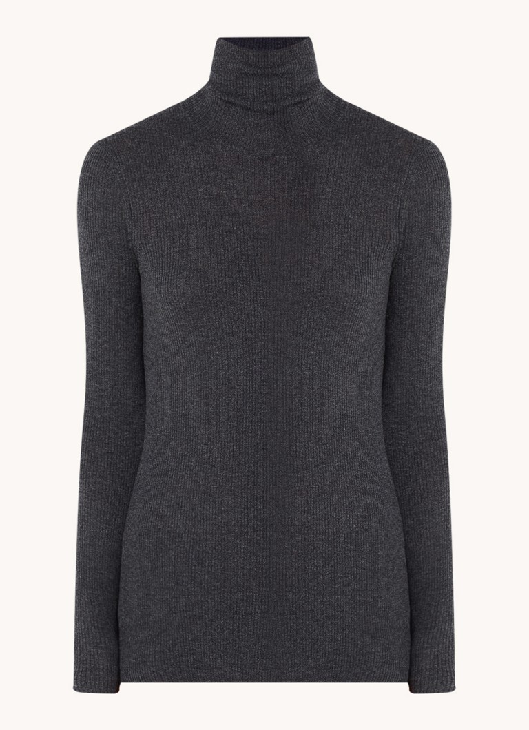 Maje dolcevita in pregiata maglia di misto seta