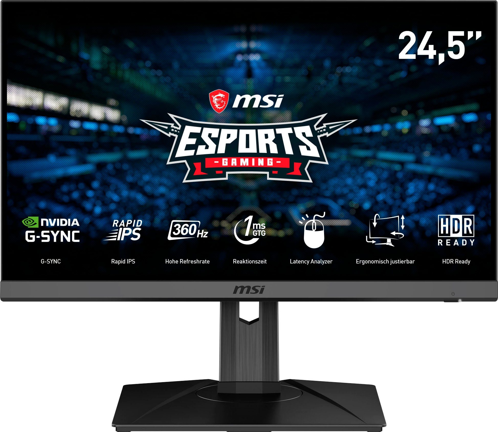 MSI Oculux NXG253R E-Sports Gaming-LED-Monitor (62,2 cm/25 