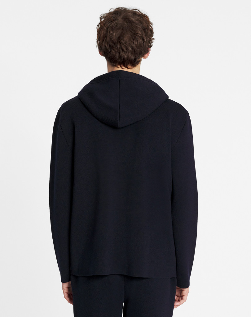 HOODIE ZIPPÉ EN LAINE