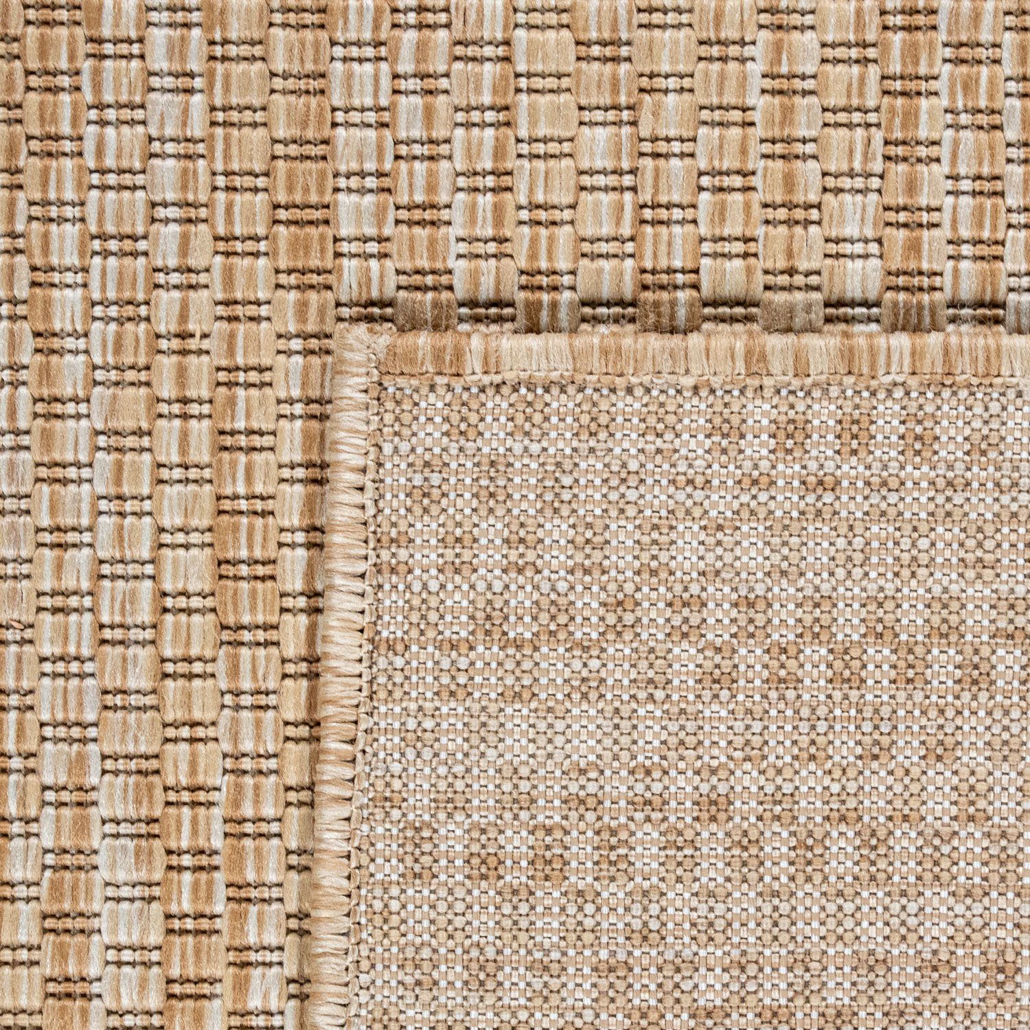 Läufer Venedig, Home affaire, rechteckig, Höhe: 5 mm, lachgewebe, Sisal-Optik, meliert, UV-beständig, Outdoor geeignet