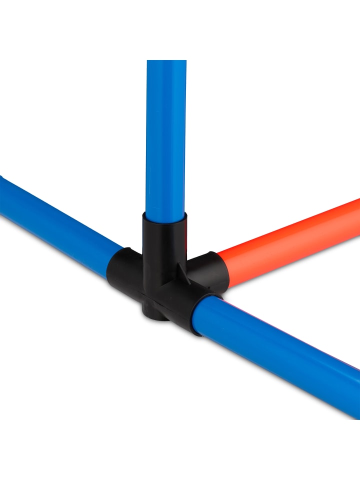 relaxdays 76-tlg. Agility Set in Blau/ Orange günstig kaufen onesize