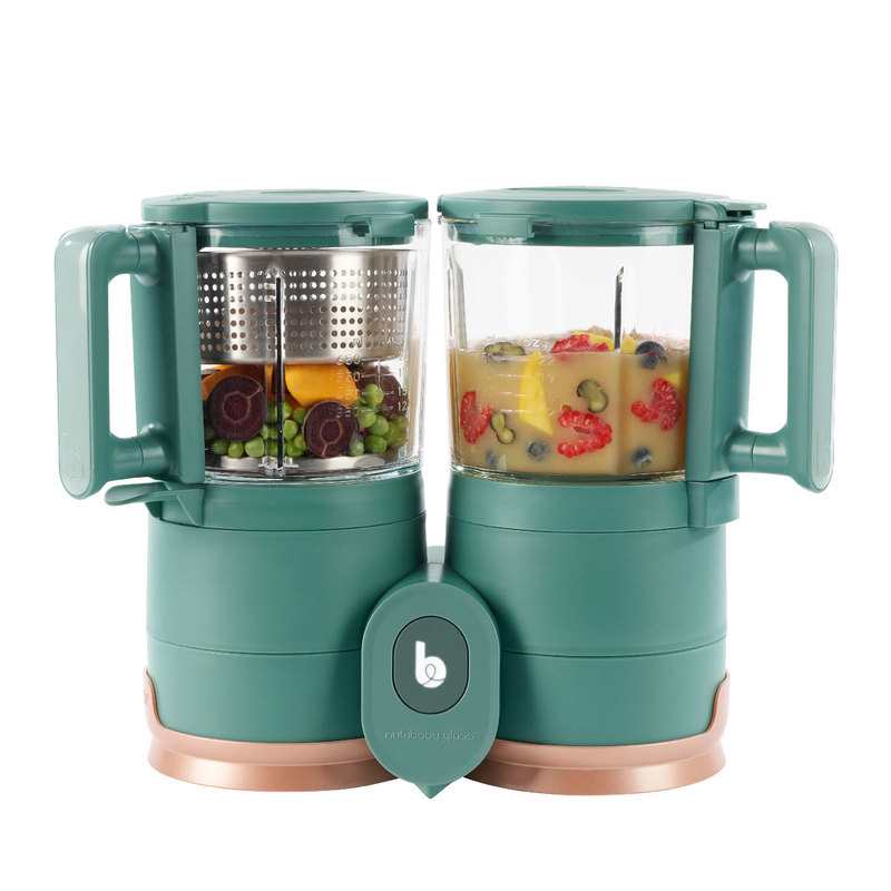 Cuiseur mixeur vapeur Nutribaby Glass vert Babymoov
