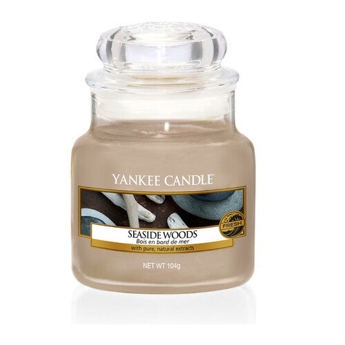 Yankee Candle Duftkerze „Seaside Woods“, 104 Gramm