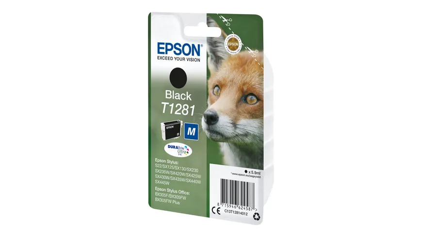 Epson Druckerpatrone T1281 schwarz
