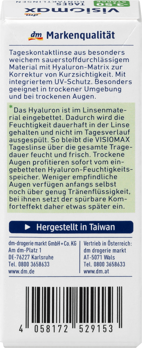Tageslinse -3,50, 8 St