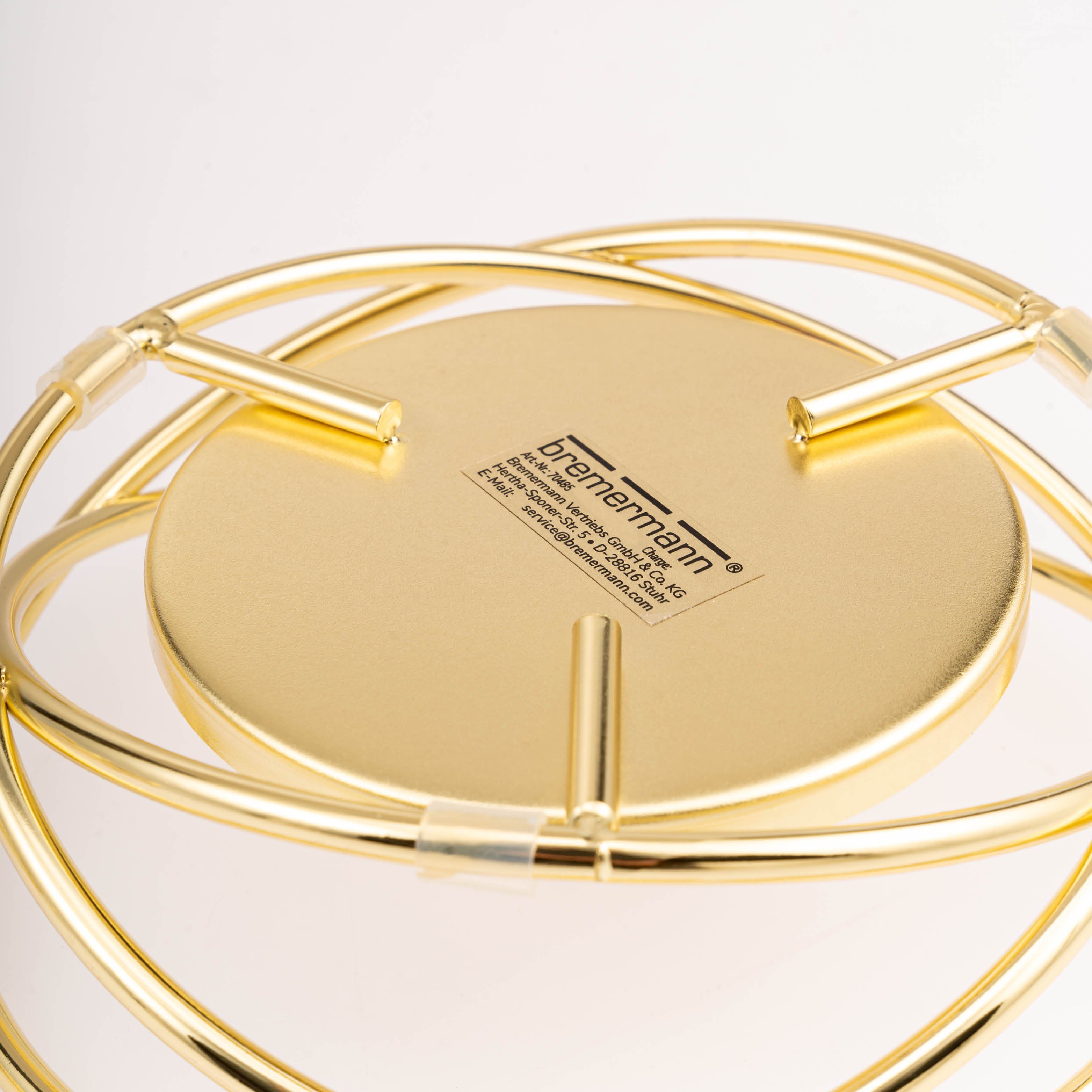 bremermann Kerzenhalter bremermann Kerzenständer 2er Set in Kranzform, Kerzenhalter Gold (Set)