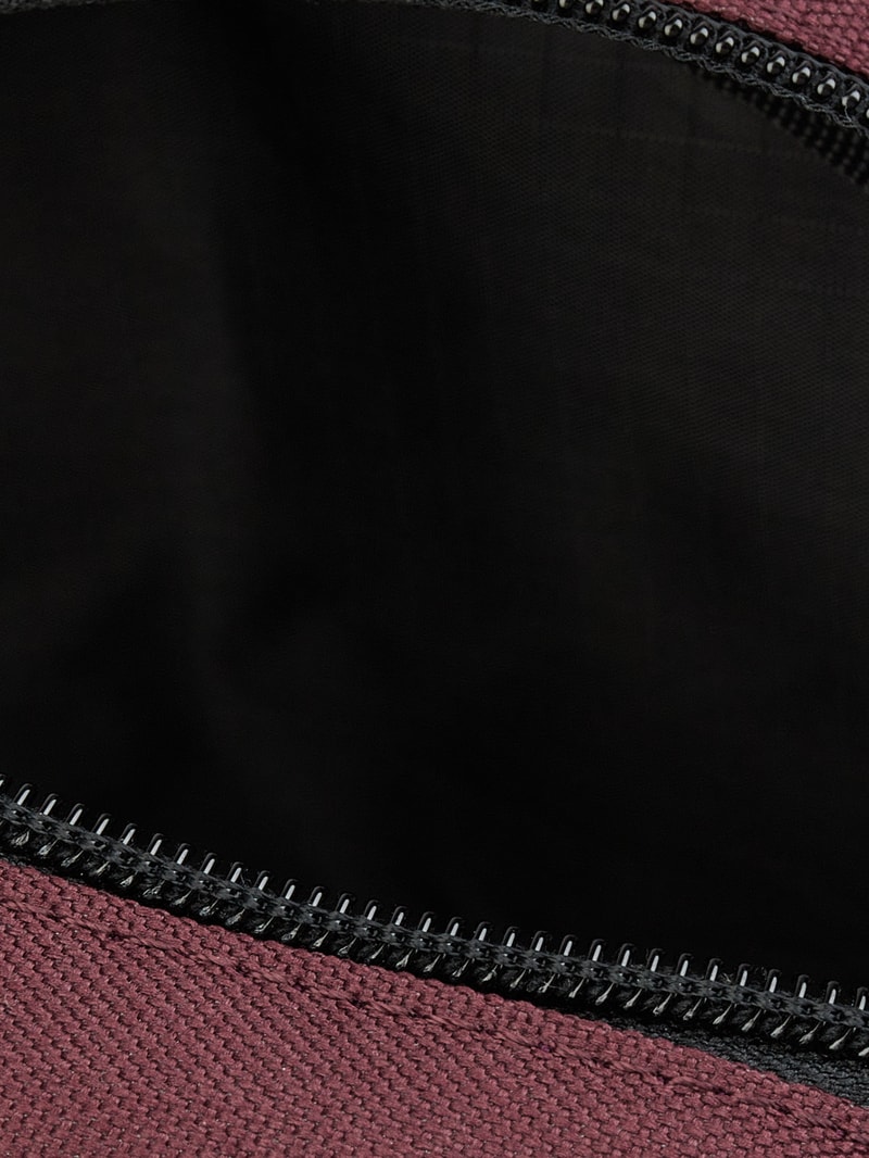 Rucksack mit Label-Details Modell 'LOUIS' in aubergine